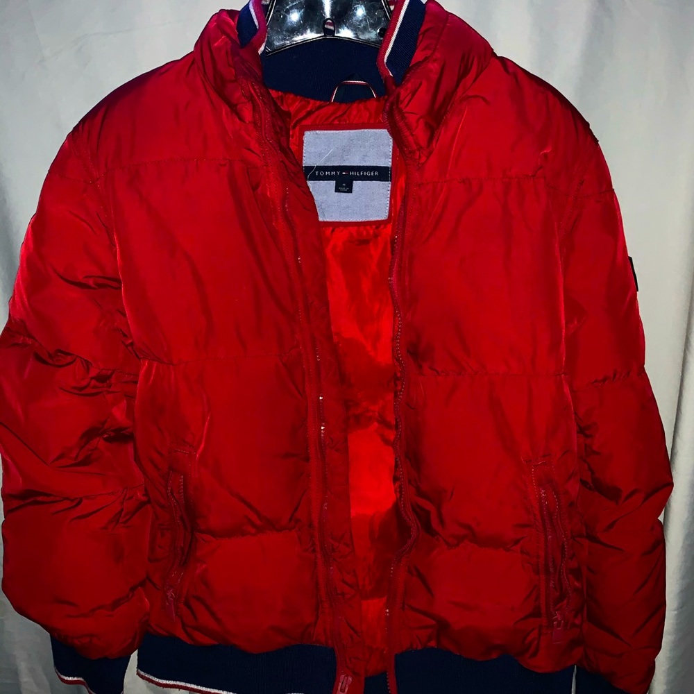 Tommy Hilfiger Red Puffer Jacket